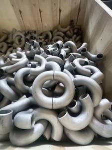 Coude de tuyau à 90 degrés en acier au carbone galvanisé ASME B16.9 - Product Image 4