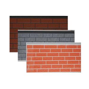 Decorazione della parete esterna pannello Sandwich PU pannello in metallo intaglio <span class=keywords><strong>con</strong></span> motivi in mattoni - Product Image 5