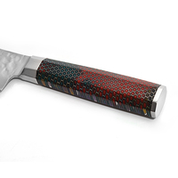 Ventes chaudes - Ensemble de couteaux japonais en acier inoxydable Aus10 avec manche en résine - Ensemble de couteaux de cuisine