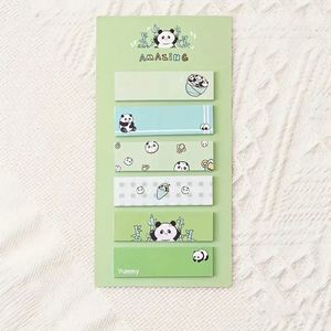 Adorables Notas Adhesivas con Diseño de Panda y Pestañas de Índice, Papelería Femenina y Linda, Artículos Esenciales para el Estudio y la Oficina, Regreso a Clases - Product Image 6
