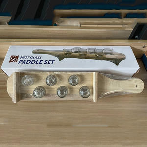 <span class=keywords><strong>Jeu</strong></span> de fête portable Porte-gobelets à <span class=keywords><strong>alcool</strong></span> 6 gobelets en verre <span class=keywords><strong>Jeu</strong></span> de boisson - Product Image 3