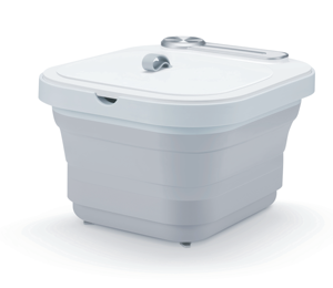 Lavadora plegable con control remoto Función de masaje de pies de burbuja Cómodo masajeador de pies cómodo en el hogar - Product Image 1