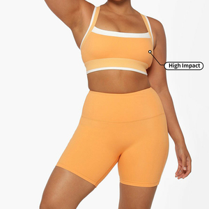 Logo personalizzato MIQI donna Yoga Sport <span class=keywords><strong>Sexy</strong></span> reggiseno nudo di alta qualità abbigliamento sportivo in poliestere Spandex reggiseno sportivo da donna - Product Image 3