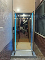 Ascenseur à ciseaux antique de 250 kg pour maison, 3 étages, usage domestique, état neuf