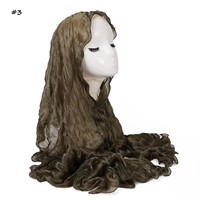 Écharpe Hijab en Satin Froissé Scintillant de Luxe, Châle Texturé pour le Quotidien et les Événements