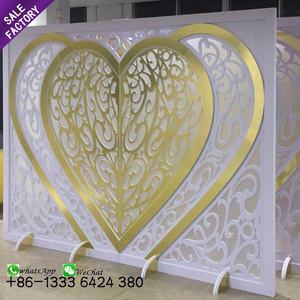 Supplies Macrame Wedding Acrylic Stand <b>Wall</b> <b>Panel</b> Frames Backdrop Stage with <b>Flowers</b> - Product Image 3