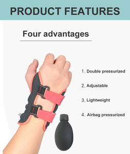 Hot Selling aufblasbare Schiene Kompression Handgelenk Hands tütze Klammer Handgelenks chutz zur Schmerz linderung - Product Image 6
