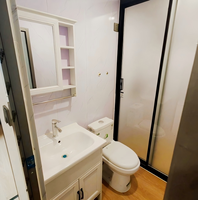Maßgefertigte Hochwertige Minimalistische 20ft Faltbare Erweiterbare Container-Villa Vollständig Eingerichteter Innenraum 3-Zimmer-Apartment