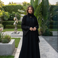 Robes pour femmes musulmanes, Abayas, foulards, sequins, Jalabiya, Ramadan, Maroc, Dubaï, Kaftan, Islam, fête, Vestidos, robe longue arabe