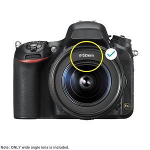 Objectif grand angle HD <span class=keywords><strong>Neewer</strong></span> 52 mm 0,43x avec partie macro sans distorsion, haute définition numérique pour appareil photo reflex numérique - Product Image 2