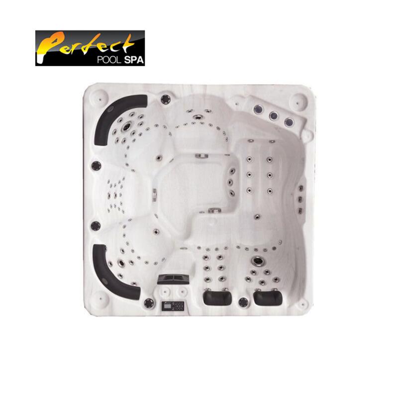 Пользовательская гидромассажная Ванна на 6 персон, семейный спа-бассейн, открытый/внутренний спа в саду