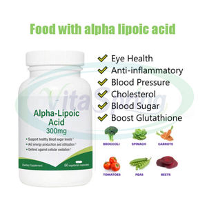 ASAP Suplemento dietético R Ácido alfa lipoico Y ALA Cápsulas 600mg de ácido alfa lipoico - Product Image 2