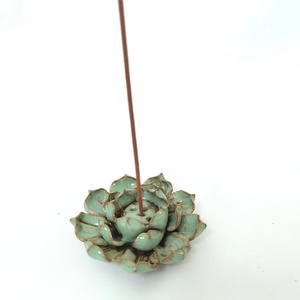 Quemador de Incienso Redondo de Madera al por Mayor con Sándalo para Aroma de Loto y Rosa, para Decoración del Hogar y Uso Religioso, Material de Semillas - Product Image 4