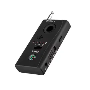 CC308 + Mini Anti spia RF rilevatore di radiofrequenza telecamera nascosta lente Laser dispositivo GSM rilevatore