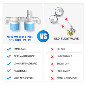 Van bi nổi nhựa giá sỉ, OEM tùy chỉnh màu sắc, van điều khiển mực nước tự động cho bể nước, tháp nước - Product Image 2