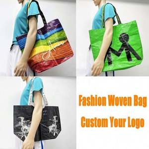 <span class=keywords><strong>Bolsas</strong></span> de <span class=keywords><strong>Compra</strong></span> Personalizadas Ecológicas de Laminado Negro Reciclado, <span class=keywords><strong>Bolsas</strong></span> Promocionales de Polipropileno, <span class=keywords><strong>Bolsas</strong></span> Tejidas de PP - Product Image 6