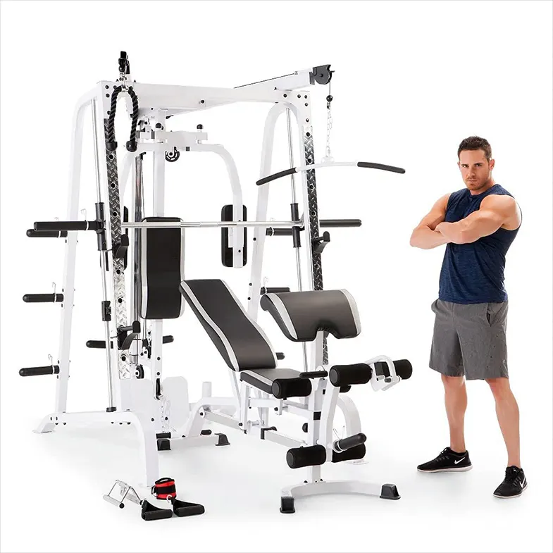 commercial multi station machine sport small training cabel machine smart home gym mirror gym equipment leg press home gym