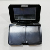 Palette de maquillage carrée en plastique à 3 niveaux magnétique vide, conteneur cosmétique compact pour fard à paupières et blush DIY, directement de l'usine