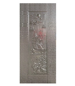 ABYAT Famoso Zinc galvanizado moldeado en relieve Puerta Chapado en la piel Hoja de metal para puertas decorativas - Product Image 1
