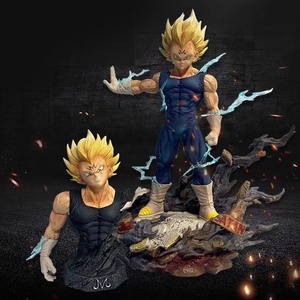 Figurine d'action en PVC de 33 cm, modèle <span class=keywords><strong>Majin</strong></span> <span class=keywords><strong>Vegeta</strong></span> de l'anime <span class=keywords><strong>DBZ</strong></span>, de bonne qualité, avec mains et tête interchangeables, emballage en boîte, collection, cadeaux - Product Image 1
