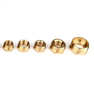 Custom Stainless Steel Brass Connection Double Joint Hardware Fittings Straight Pipe Joint Copper Fittings