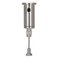 Ensemble de suspension réglable personnalisé avec plafonnier en fil d'acier rétractable, raccords suspendus pour spot LED