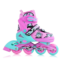 En stock, prix réduit, patins à roulettes pour enfants, roues lumineuses, respirants, réglables, colorés, pour l'extérieur