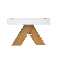 Table de billard multifonctionnelle convertible 3 en 1 de haute qualité S.Q.F, style russe, 7 pieds, en bois et ardoise, pour jeux de billard, table à manger, maison