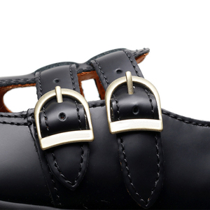 <span class=keywords><strong>BABALA</strong></span> Nuevas Botas de Cuero Negras Estilo Walking para Mujer 2026, Zapatos de Moda con Suela Gruesa y Punta Redonda, Zapatos Mary Jane para Mujer - Product Image 2