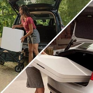 Bán Buôn Ngoài Trời Di Động Gấp Bàn Ăn Và Ghế 120Cm Hình Chữ Nhật Nhựa Có Thể Gập Lại Dã Ngoại Bàn Tiệc - Product Image 4
