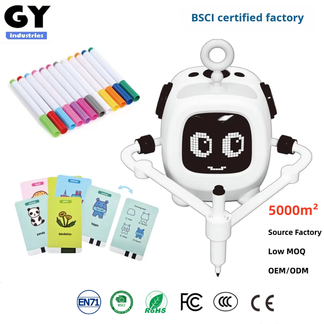 Early Education Smart Plastic Drawing Robot Toddlers & Children Educational Toy Automatic Drawing Machine Enlightenment New Gift