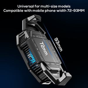 Refroidisseur de téléphone portable MEMO DL20 à trois vitesses, silencieux, à semi-conducteurs, avec clip dorsal - Product Image 5