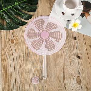 Hình Dạng Tùy Chỉnh Pp Nhựa Hand Fan Bán Buôn Giá Rẻ Khuyến Mại Xách Tay In Logo <span class=keywords><strong>Hello</strong></span> <span class=keywords><strong>Kitty</strong></span> Doraemon Cầm Tay Fan - Product Image 2
