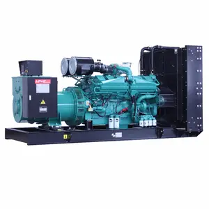 Generator Diesel KTA38-G2A Kedap Suara Bekas 800KW/1000KVA Tiongkok