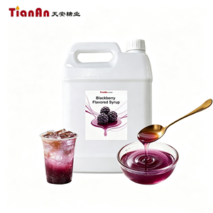 <span class=keywords><strong>Sirop</strong></span> à la saveur de mûre, goût sucré et acidulé de fruits rouges, pour thé glacé, limonade, dessert - Product Image 1