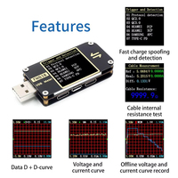 FNIRSI FNB38 testeur de courant et de tension USB QC4 + PD3.0 2.0 PPS test de capacité de protocole de charge rapide