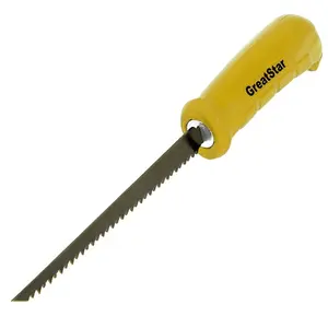 6-inch/152mm Wallboard Saw / Jab Saw With Comfortable Handle Perfect For Drywall, Wood Or Plastic Cutting
