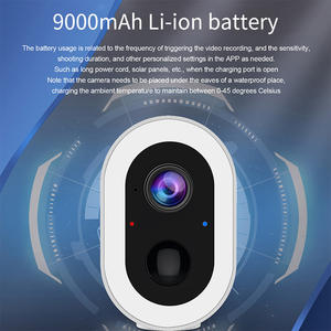 Tuya 9000Mah 3mp Batterij Bullet Camera Menselijke Bewegingsdetectie Binnen En Buiten Draadloze Beveiligingscamera Met Spotlight Ip65 - Product Image 2