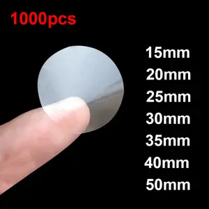 Adesivo transparente de vedação de embalagem de 1000 unidades 20 25 30 40 mm