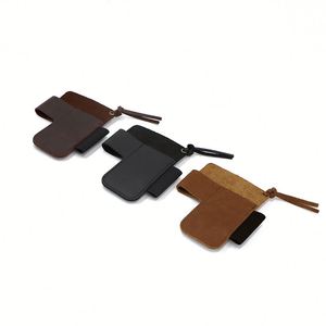 Étui en cuir véritable pour couteau pliant et lampe torche, durable, léger, avec clip de transport, pour outils EDC. - Product Image 3