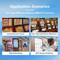 Monitores Táctiles para Juegos de 27 Pulgadas con Pantalla Táctil PCAP Personalizada, con Marco LED y Barra LED Opcionales para Máquinas de Juego