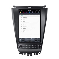Écran vertical 12,1'' 4+64 Go Lecteur multimédia de voiture Android Radio GPS Navigation pour Honda Accord 2004-2007