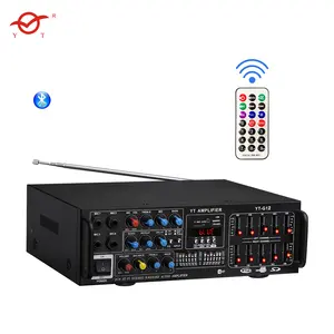 Yatao Kopen Thuis Karaoke 4 Microfoon Input Mixer 2 Kanaals Geïntegreerde Stereo Geluid Professionele Audio Power Audio Versterker