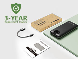 พาวเวอร์แบงค์พร้อมจอแสดงผลดิจิตอลในตัวชาร์จเร็ว10000มิลลิแอมป์12โวลต์ชาร์จเร็วแบตเตอรี่สำรองชนิด C - Product Image 5