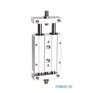 Cilindro Neumático de Doble Eje y Doble Acción STMB, Mesa Deslizante Neumática, 10/16/20/25X50X75X100, Doble Salida - Product Image 3