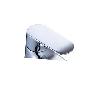 Cartuccia di acqua calda e fredda singola maniglia in ottone cromato doccia rubinetti rubinetti del bagno - Product Image 2