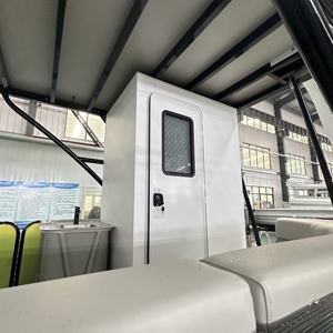 Barco pontón de dos pisos de lujo personalizado, yate grande de aluminio para entretenimiento, crucero y Pesca - Product Image 4