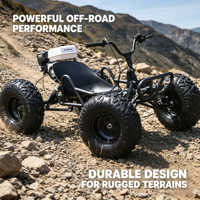 Kart de course tout-terrain avec pneus tout-terrain, 8 roues, UTV, plage, montagne, drift, kart de dune pour adultes, véhicule utilitaire