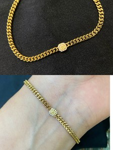 Xinfly - Pulsera de Oro Sólido de 18K con Diamantes Naturales de Corte Elegante en Amarillo, Cadena de Diamantes en Forma de Cojín, Pera, Corazón y Radiante - Product Image 6
