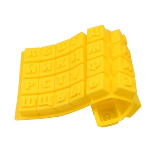 Molde de Silicona para Fondant con Alfabeto Ruso Tangchu, Molde para Pastel, Chocolate, Jabón Hecho a Mano, Resina Epoxi, Modelo 3366 - Product Image 4